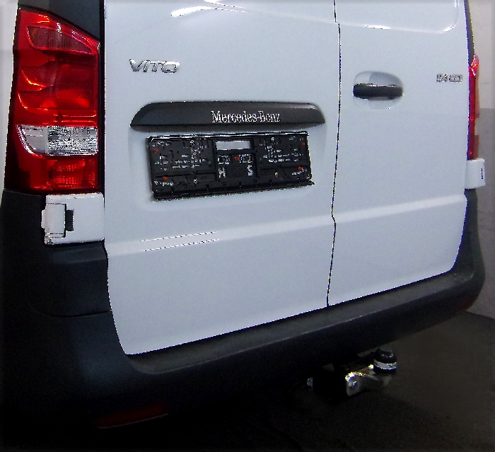 Anhängerkupplung für Mercedes Vito W447, mit Elektrosatzvorbereitung 2024- Ausf.: starr